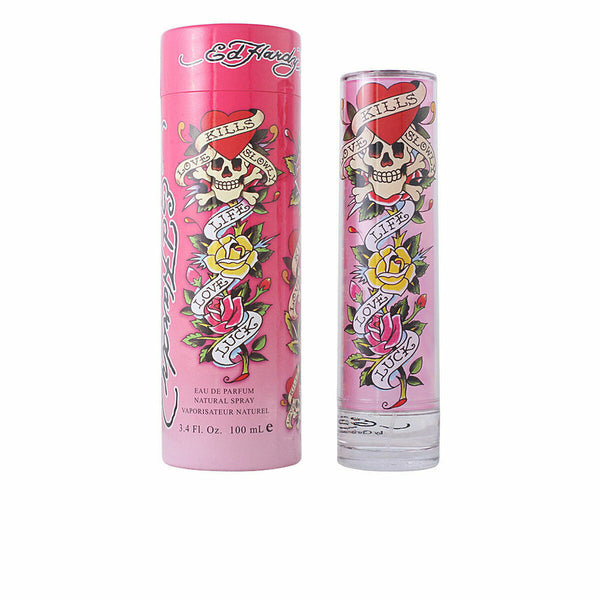 Ed Hardy - LOVE KILLS SLOWLY (Femme/Woman) • Christian Audigier • 100 ml • Eau de parfum pour femme, vaporisateur/natural spray  Scentia : Parfums et fragrances