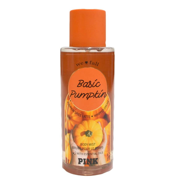 Basic Pumpkin • PINK by VICTORIA'S SECRET • 250 ml • Brume pour le corps aux huiles essentielles/Body Mist with essentials oils  Scentia : Parfums et fragrances