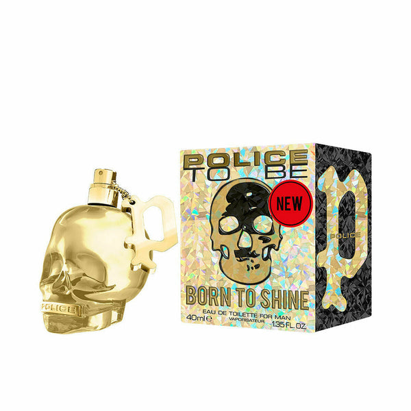 TO BE - BORN TO SHINE (pour homme/for man) • POLICE • 40 ml • Eau de toilette pour homme, vaporisateur/natural spray  Scentia : Parfums et fragrances