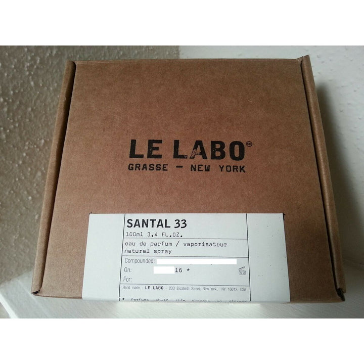 Parfum Unisexe Le Labo SANTAL 33  Scentia : Parfums et fragrances