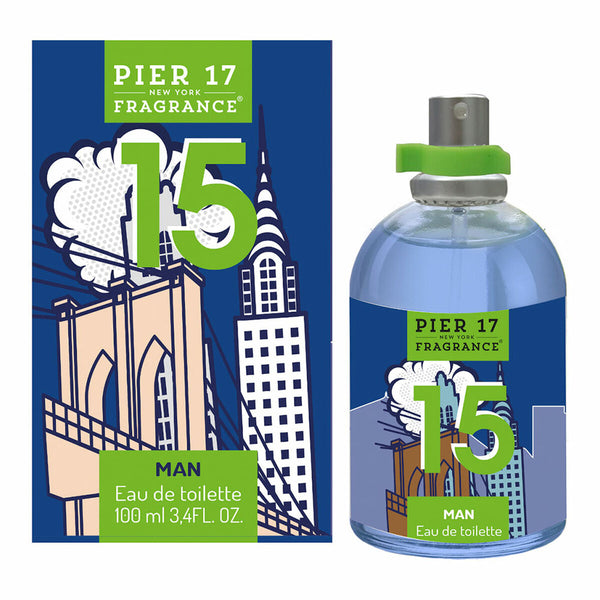 15 • PIER 17 FRAGRANCE New York • 100 ml • Eau de toilette pour homme, vaporisateur/spray  Scentia : Parfums et fragrances