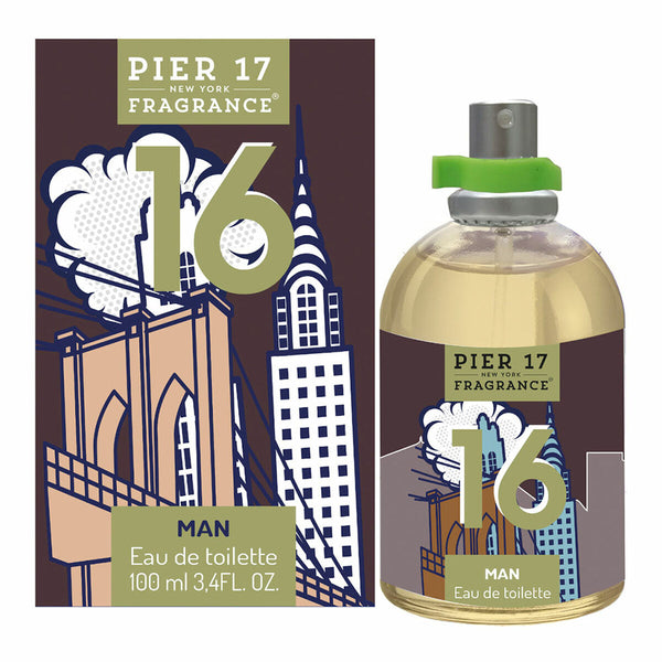 16 • PIER 17 FRAGRANCE New York • 100 ml • Eau de toilette pour homme, vaporisateur/spray  Scentia : Parfums et fragrances