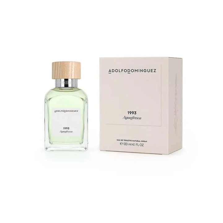 1993 - Agua fresca • ADOLFO DOMINGUEZ • 120 ml • Eau de toilette pour homme, vaporisateur/natural spray  Scentia : Parfums et fragrances