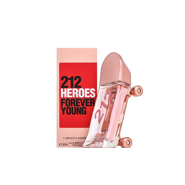 212 HEROES FOREVER YOUNG (for her) • CAROLINA HERRERA New York • Eau de parfum pour femme, natural spray, 30 ml  Scentia : Parfums et fragrances