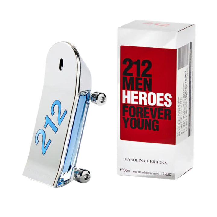 212 MEN HEROES FOREVER YOUNG • CAROLINA HERRERA New York • Eau de toilette pour homme  Scentia : Parfums et fragrances