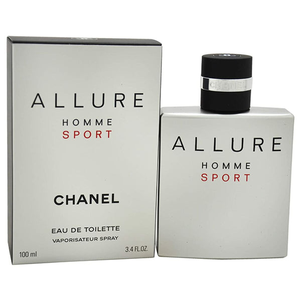 ALLURE HOMME SPORT - EAU DE TOILETTE • CHANEL, Paris • 100 ml • Eau de toilette pour homme, vaporisateur/spray  Scentia : Parfums et fragrances