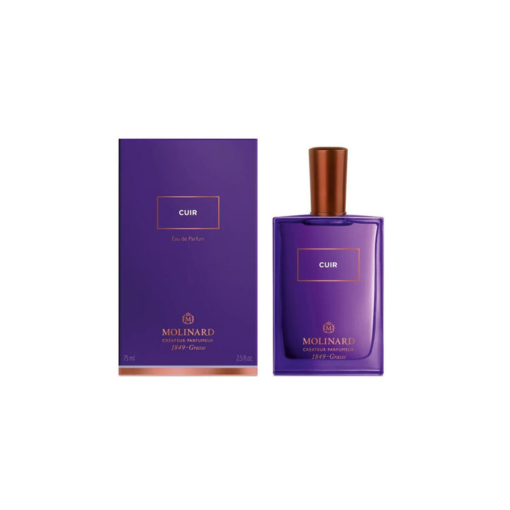 CUIR (Leather) • MOLINARD, 1849 Grasse • 75 ml • Eau de parfum pour femme/unisexe, vaporisateur/spray  Scentia : Parfums et fragrances