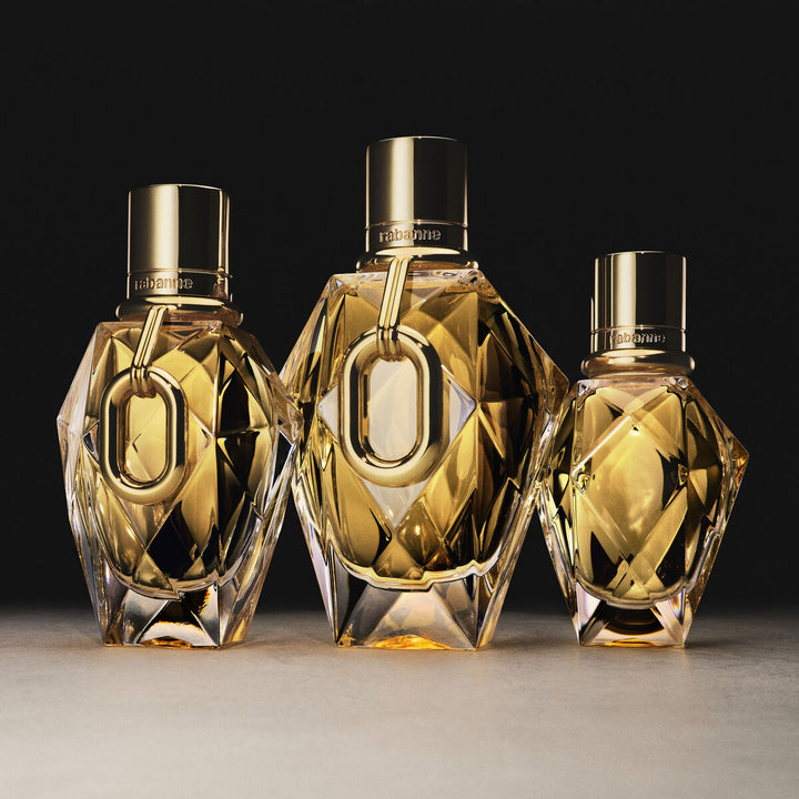 MILLION GOLD (pour femme/for her) • paco rabanne • 90 ml (rechargeable) • Eau de parfum intense pour femme, vaporisateur/natural spray rechargeable  Scentia : Parfums et fragrances