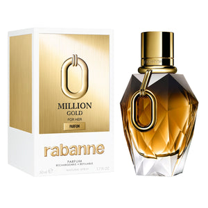 MILLION GOLD For Her PARFUM • paco rabanne • 50 ml (rechargeable) • Parfum pour femme  Scentia : Parfums et fragrances