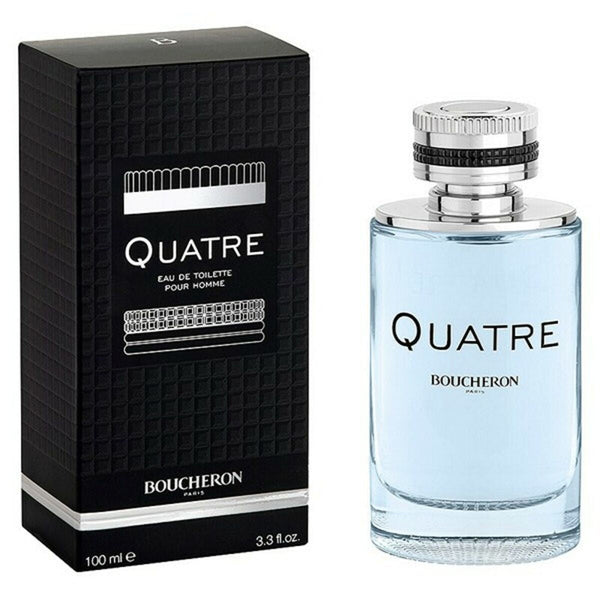 QUATRE - EAU DE TOILETTE (Homme/Man) • BOUCHERON • Eau de toilette pour homme, vaporisateur/natural spray  Scentia : Parfums et fragrances