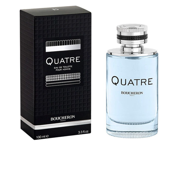 QUATRE - EAU DE TOILETTE (Homme/Man) • BOUCHERON • Eau de toilette pour homme, vaporisateur/natural spray  Scentia : Parfums et fragrances