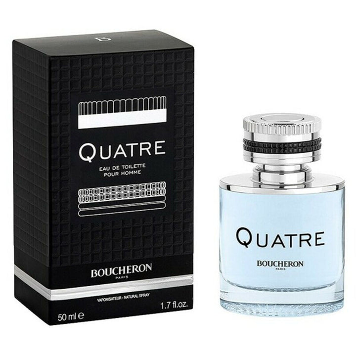 QUATRE - EAU DE TOILETTE (Homme/Man) • BOUCHERON • Eau de toilette pour homme, vaporisateur/natural spray  Scentia : Parfums et fragrances