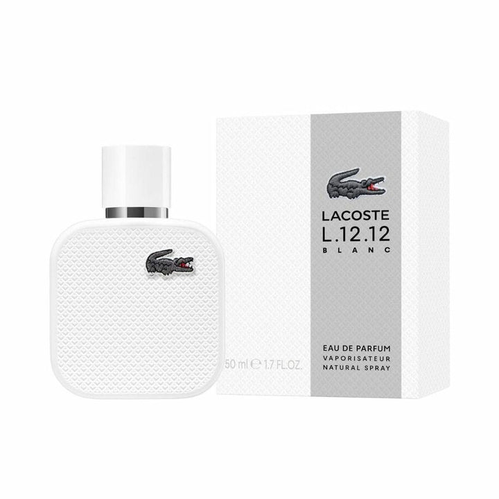 L.12.12 BLANC - EAU DE PARFUM • LACOSTE • 50 ml • Eau de parfum pour homme, vaporisateur/natural spray  Scentia : Parfums et fragrances