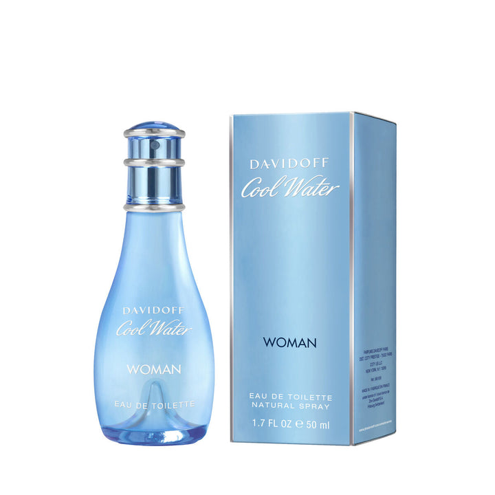 Cool Water WOMAN - EAU DE TOILETTE • DAVIDOFF • 50 ml • Eau de toilette pour femme, vaporisateur/natural spray  Scentia : Parfums et fragrances