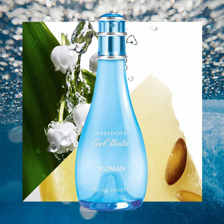 Cool Water WOMAN - EAU DE TOILETTE • DAVIDOFF • 50 ml • Eau de toilette pour femme, vaporisateur/natural spray  Scentia : Parfums et fragrances