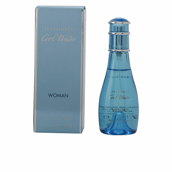 Cool Water WOMAN - EAU DE TOILETTE • DAVIDOFF • 50 ml • Eau de toilette pour femme, vaporisateur/natural spray  Scentia : Parfums et fragrances