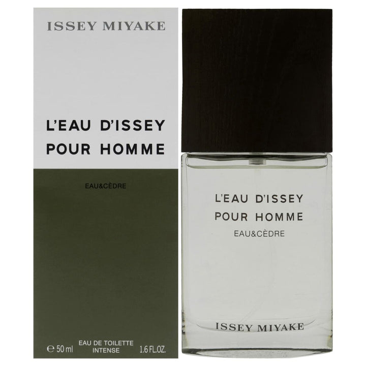 L'EAU D'ISSEY POUR HOMME EAU & CÈDRE • ISSEY MIYAKE • 50 ml • Eau de toilette intense pour homme  Scentia : Parfums et fragrances