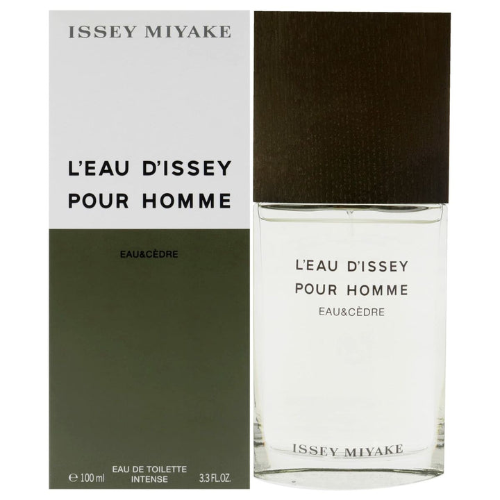 L'EAU D'ISSEY POUR HOMME : EAU & CÈDRE • ISSEY MIYAKE • 100 ml • Eau de toilette intense pour homme, vaporisateur/natural spray  Scentia : Parfums et fragrances