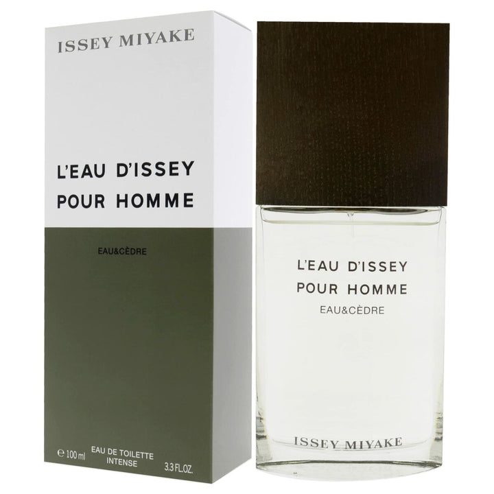 L'EAU D'ISSEY POUR HOMME : EAU & CÈDRE • ISSEY MIYAKE • 100 ml • Eau de toilette intense pour homme, vaporisateur/natural spray  Scentia : Parfums et fragrances