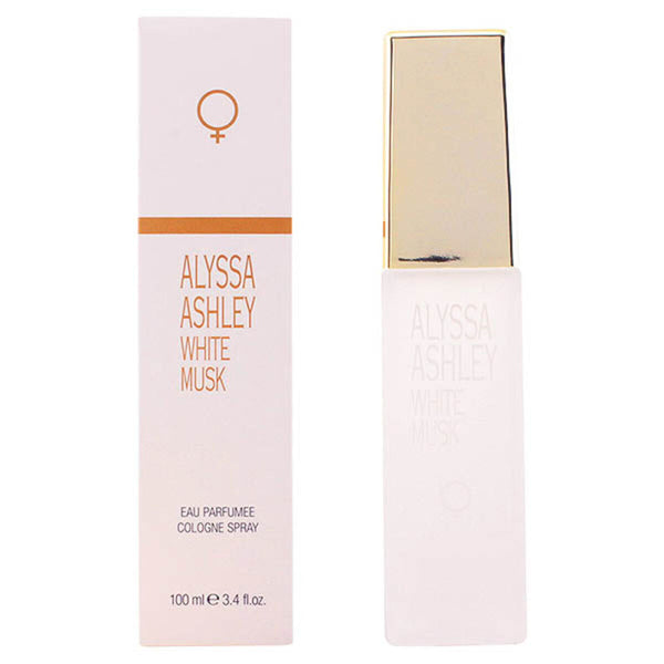 WHITE MUSK - EAU PARFUMÉE • ALYSSA ASHLEY • Eau de Cologne parfumée pour femme, vaporisateur/natural spray  Scentia : Parfums et fragrances