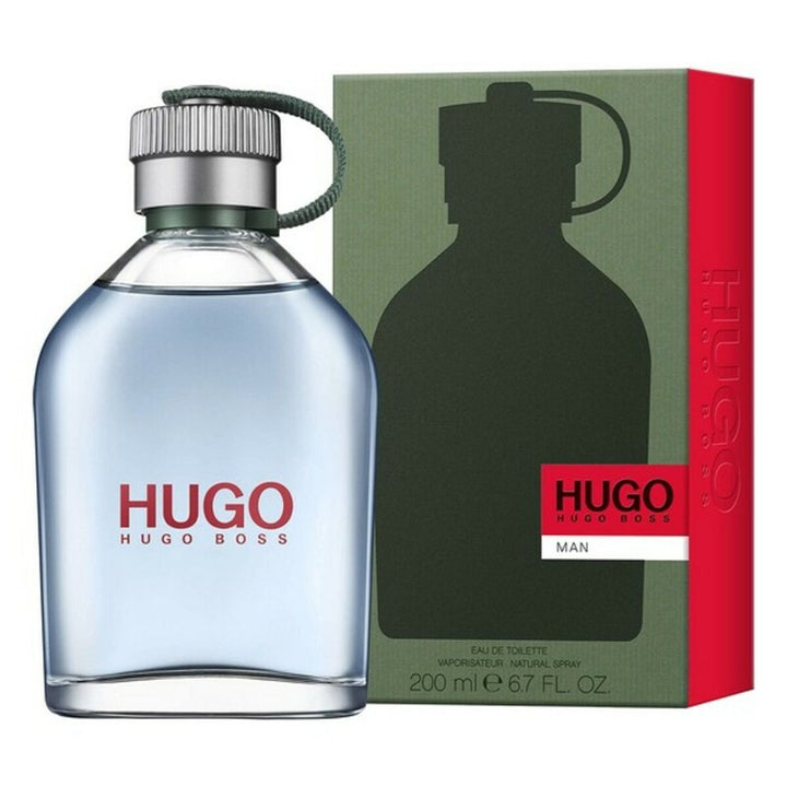 HUGO MAN • HUGO / HUGO BOSS • 200 ml • Eau de toilette pour homme, vaporisateur/natural spray  Scentia : Parfums et fragrances