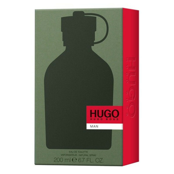 HUGO MAN • HUGO / HUGO BOSS • 200 ml • Eau de toilette pour homme, vaporisateur/natural spray  Scentia : Parfums et fragrances