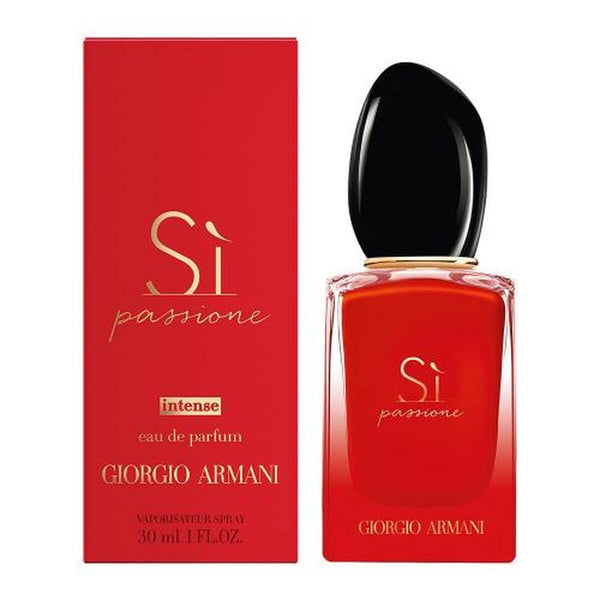 Si passione - intense • GIORGIO ARMANI • 30 ml (rechargeable) • Eau de parfum pour femme, vaporisateur/natural spray rechargeable  Scentia : Parfums et fragrances