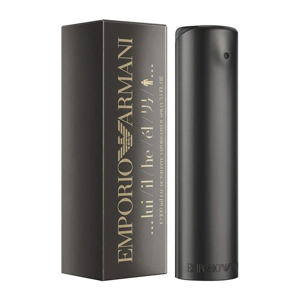 ...lui/il/he/él/... • EMPORIO ARMANI • 100 ml • Eau de toilette pour homme, vaporisateur/spray  Scentia : Parfums et fragrances