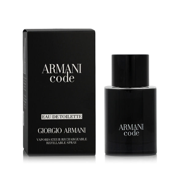 ARMANI code - EAU DE TOILETTE • GIORGIO ARMANI • 50 ml (rechargeable) • Eau de toilette pour homme, vaporisateur/natural spray rechargeable  Scentia : Parfums et fragrances