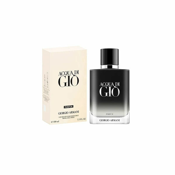 ACQUA DI GIO - PARFUM • GIORGIO ARMANI • 100 ml (rechargeable) • Eau de parfum pour homme, vaporisateur/spray rechargeable  Scentia : Parfums et fragrances