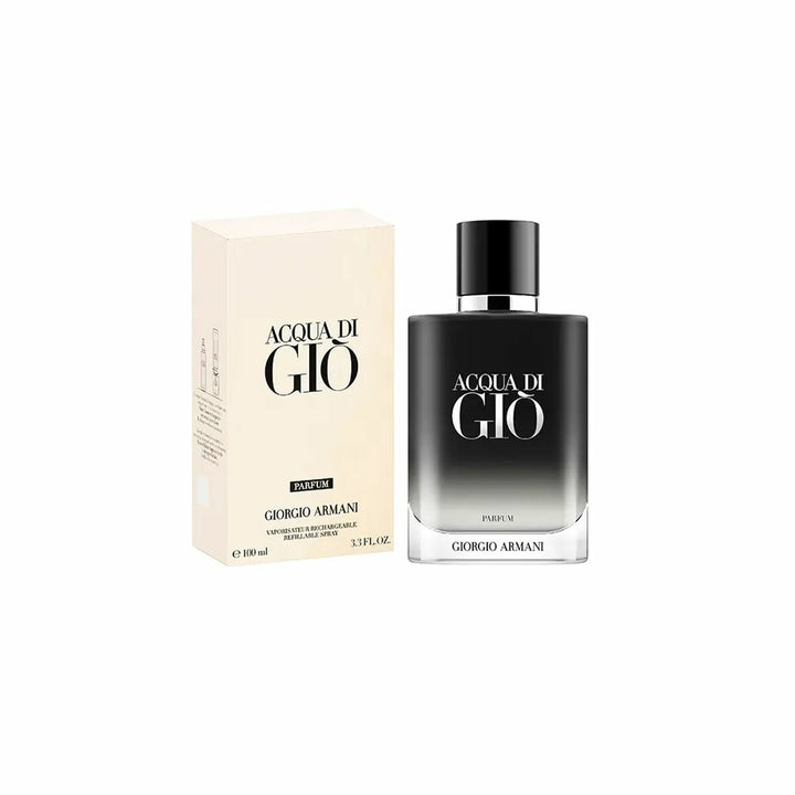 ACQUA DI GIO - PARFUM • GIORGIO ARMANI • 100 ml (rechargeable) • Eau de parfum pour homme, vaporisateur/spray rechargeable  Scentia : Parfums et fragrances