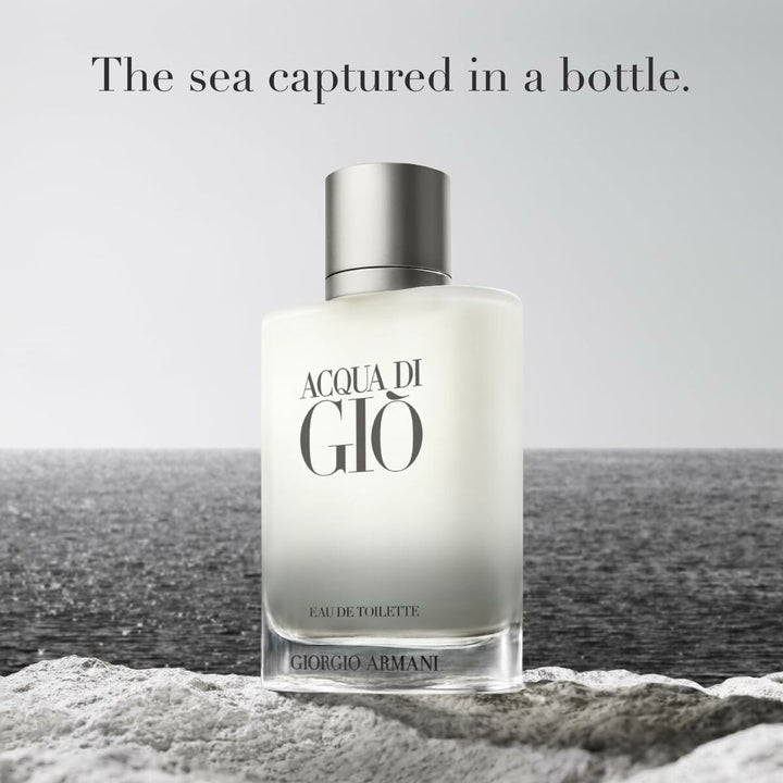 ACQUA DI GIO - EAU DE TOILETTE • GIORGIO ARMANI • 100 ml • Eau de toilette pour homme, vaporisateur spray  Scentia : Parfums et fragrances