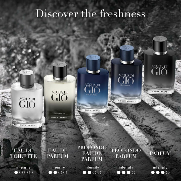 ACQUA DI GIO - EAU DE TOILETTE • GIORGIO ARMANI • 100 ml • Eau de toilette pour homme, vaporisateur spray  Scentia : Parfums et fragrances