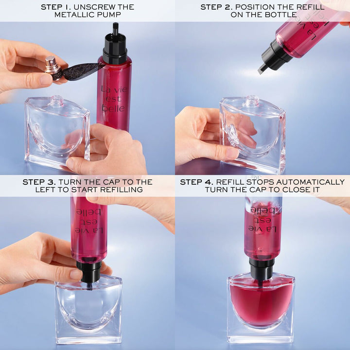 Recharge La vie est belle L'ELIXIR • LANCÔME Paris • 100 ml • L'EAU DE PARFUM pour femme  Scentia : Parfums et fragrances