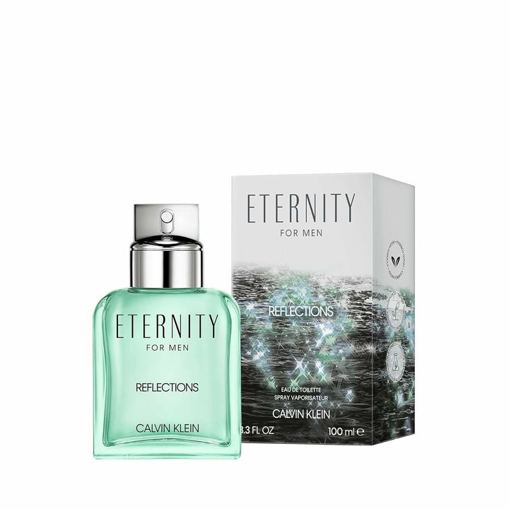 ETERNITY FOR MEN - REFLECTIONS • Calvin Klein • 100 ml • Eau de toilette pour homme, vaporisateur/spray  Scentia : Parfums et fragrances