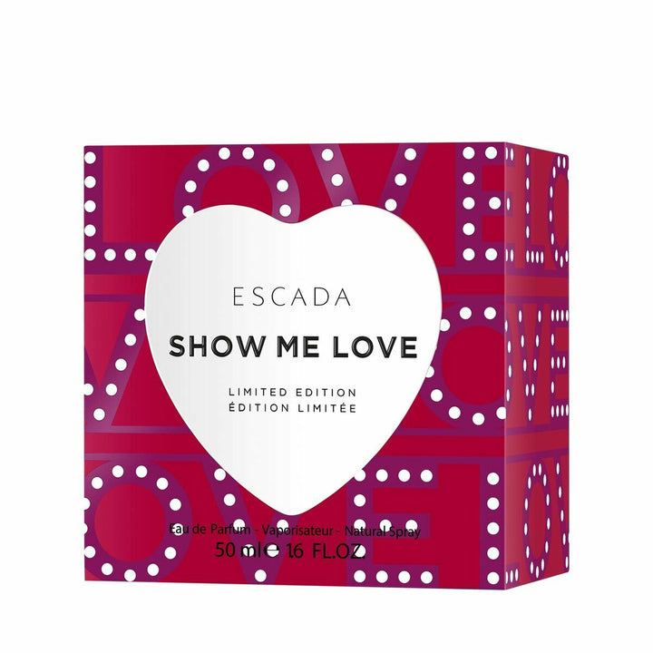SHOW ME LOVE Edition limitée • ESCADA • 100 ml • Eau de parfum pour femme  Scentia : Parfums et fragrances
