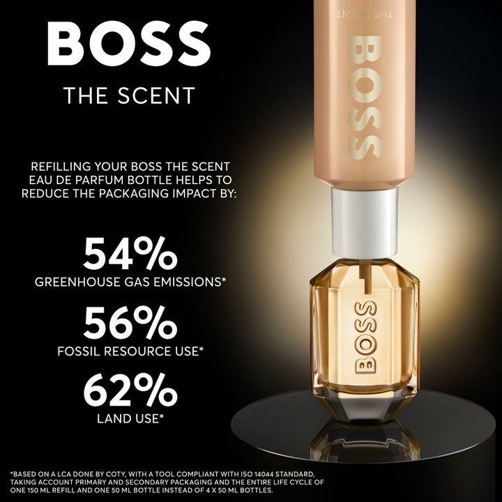 Recharge THE SCENT FOR HER • BOSS (HUGO BOSS) • 150 ml • EAU DE PARFUM pour femme  Scentia : Parfums et fragrances