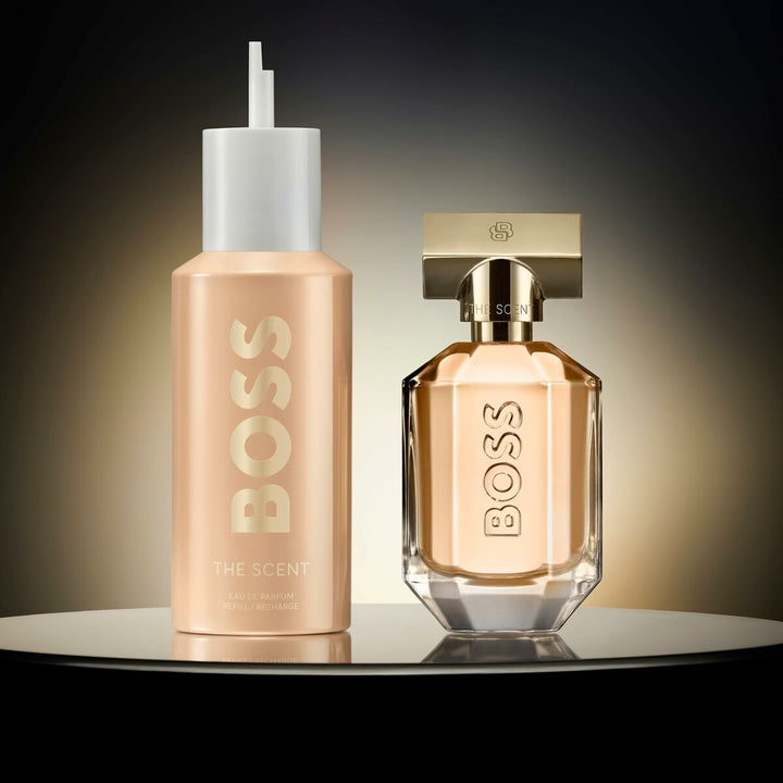 Recharge THE SCENT FOR HER • BOSS (HUGO BOSS) • 150 ml • EAU DE PARFUM pour femme  Scentia : Parfums et fragrances