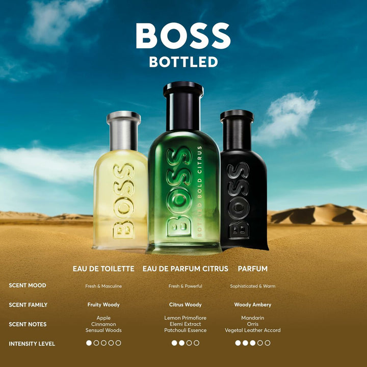 BOSS BOTTLED BOLD CITRUS • BOSS (HUGO BOSS) • 50 ml • Eau de parfum pour homme  Scentia : Parfums et fragrances