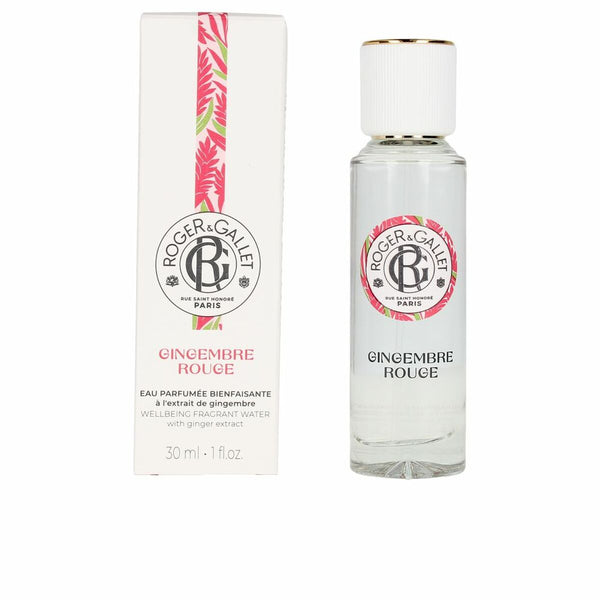 GINGEMBRE ROUGE • ROGER & GALLET • 30 ml • Eau parfumée bienfaisante à l'extrait de gingembre, vaporisateur/spray  Scentia : Parfums et fragrances