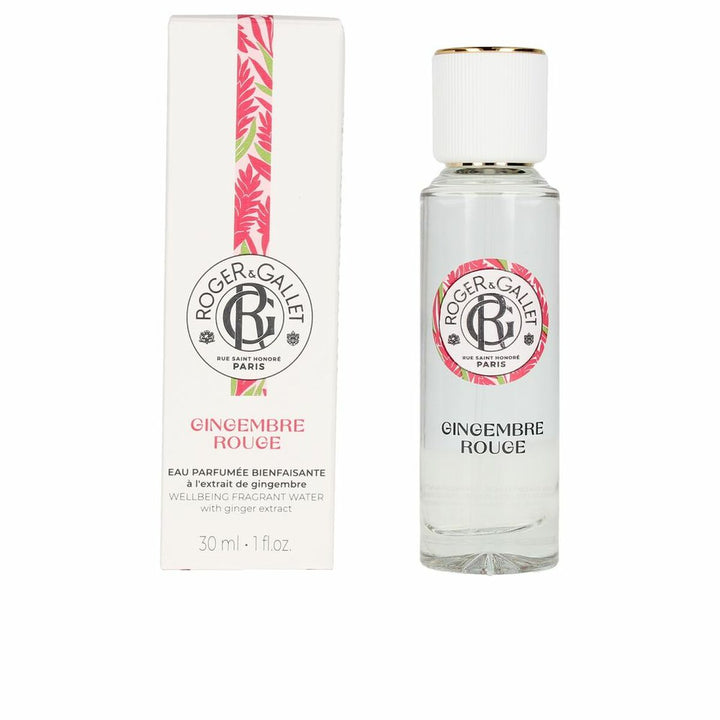 GINGEMBRE ROUGE • ROGER & GALLET • 30 ml • Eau parfumée bienfaisante à l'extrait de gingembre, vaporisateur/spray  Scentia : Parfums et fragrances