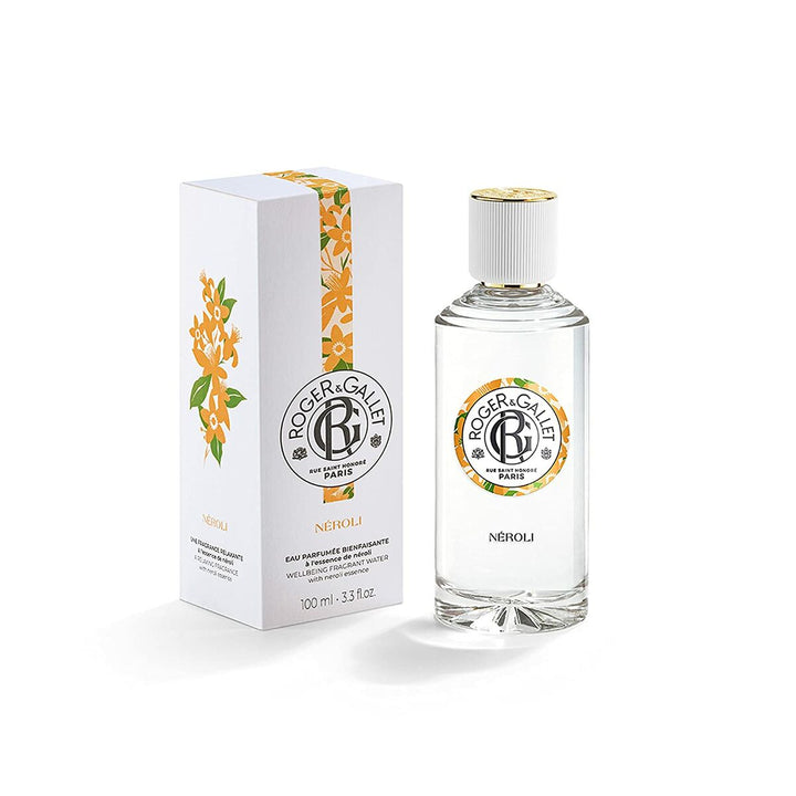 NÉROLI • ROGER & GALLET • 100 ml • Eau parfumée bienfaisante à l'essence de néroli, vaporisateur/spray  Scentia : Parfums et fragrances