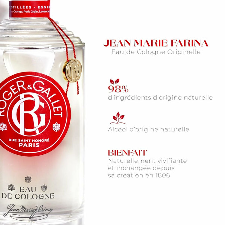 EAU DE COLOGNE Jean Marie Farina • ROGER & GALLET • 500 ml  Scentia : Parfums et fragrances