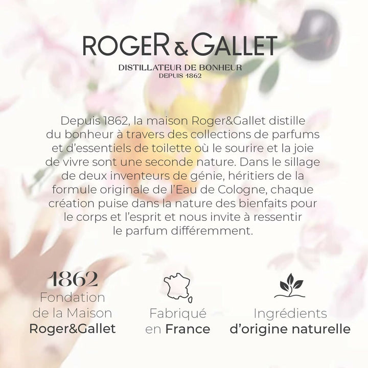 PARFUM SOLIDE BIENFAISANT ROSE • ROGER & GALLET • 5 g • Parfum solide sans alcool unisexe  Scentia : Parfums et fragrances