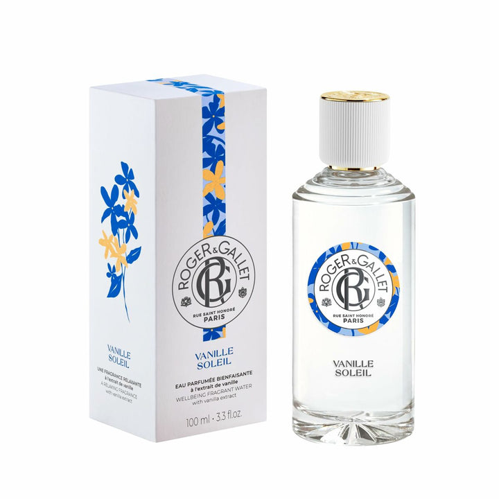VANILLE SOLEIL • ROGER & GALLET • 100 ml • Eau parfumée bienfaisante à l'extrait de vanille, vaporisateur/spray  Scentia : Parfums et fragrances
