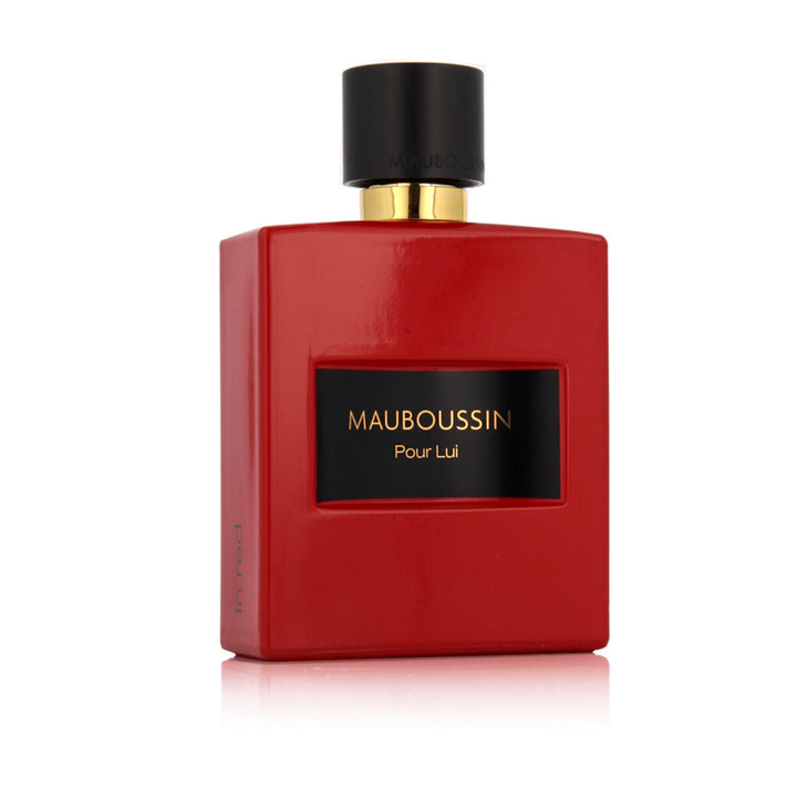 In red • MAUBOUSSIN Pour Lui • 100 ml • Eau de parfum pour homme, vaporisateur/natural spray  Scentia : Parfums et fragrances