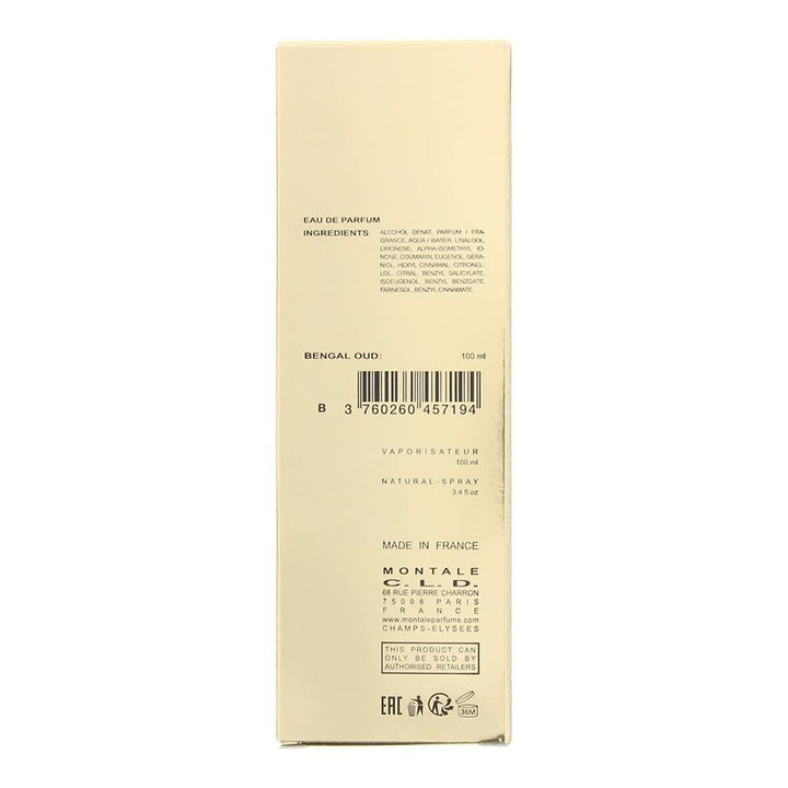 BENGAL OUD • MONTALE, Paris • 100 ml • Eau de parfum unisexe  Scentia : Parfums et fragrances