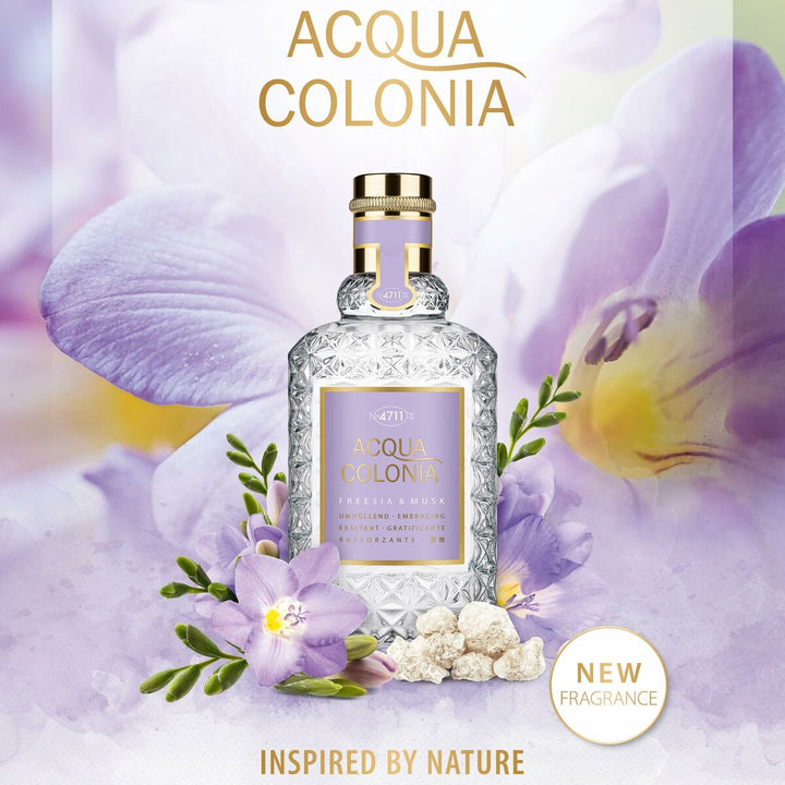 ACQUA COLONIA FREESIA & MUSK (exaltant) • N°4711 • 50 ml • Eau de Cologne unisexe  Scentia : Parfums et fragrances