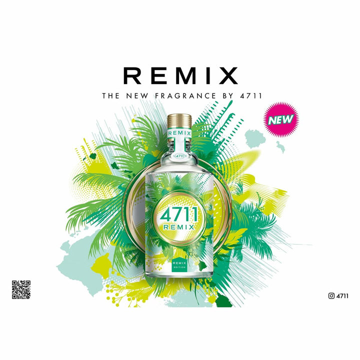 4711 REMIX GREEN OASIS •  N°4711 • 100 ml • Eau de Cologne unisexe  Scentia : Parfums et fragrances