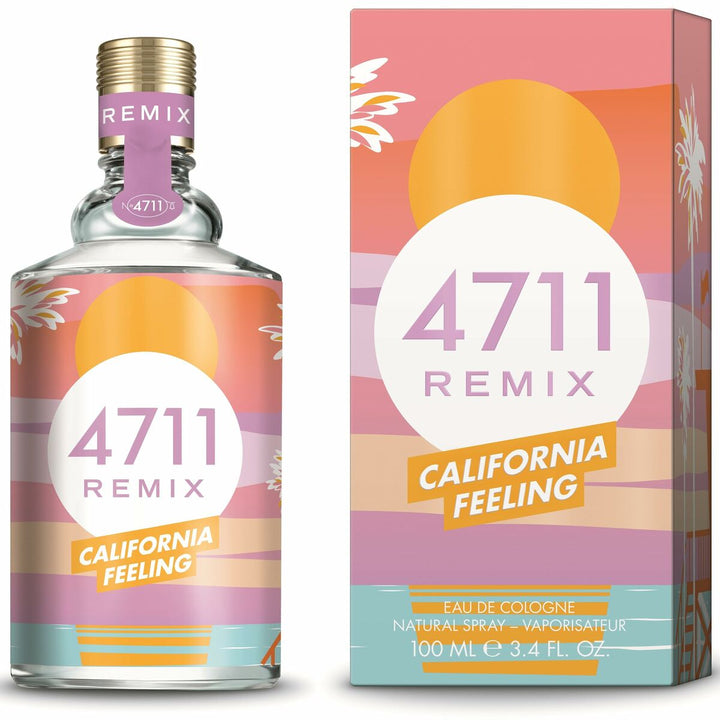 4711 REMIX CALIFORNIA FEELING •  N°4711 • 100 ml • Eau de Cologne unisexe  Scentia : Parfums et fragrances